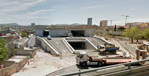 Le chantier en avril 2016