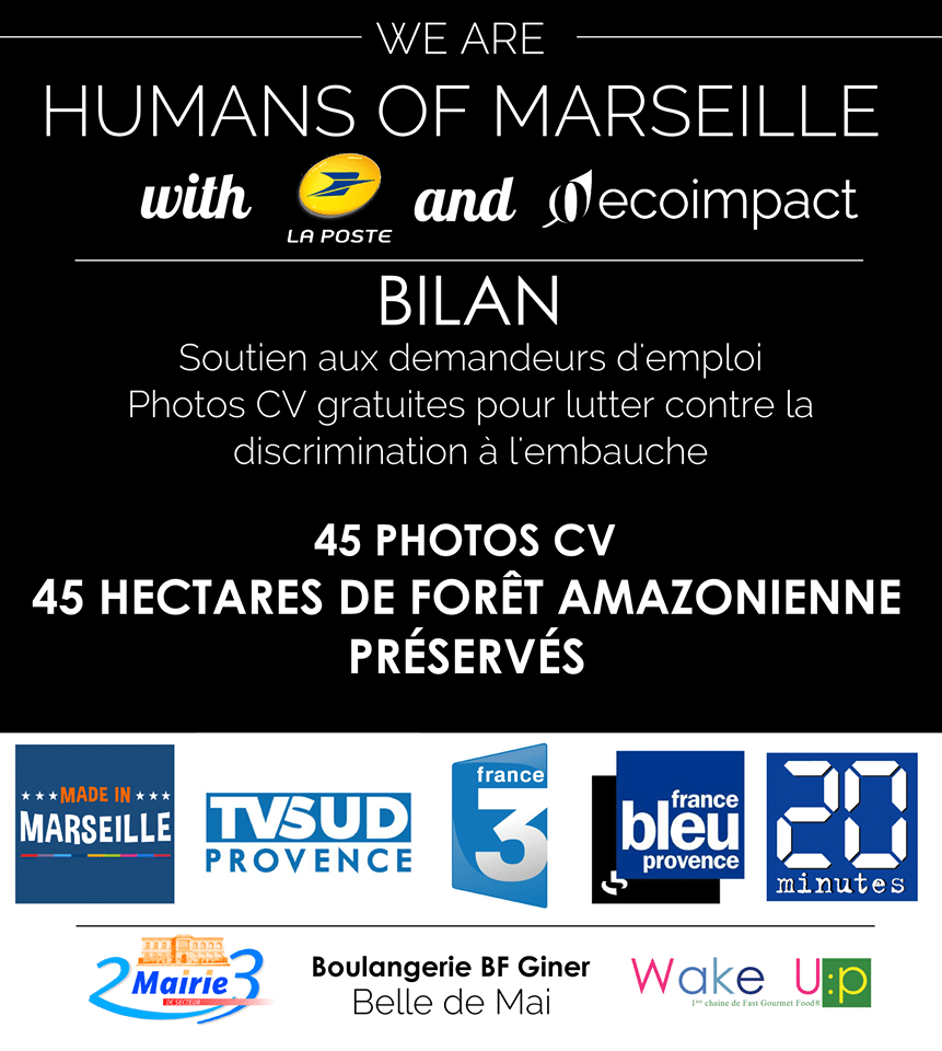 Humans of Marseille, Pour booster l’emploi, Humans of Marseille a réalisé un shooting CV gratuit, Made in Marseille