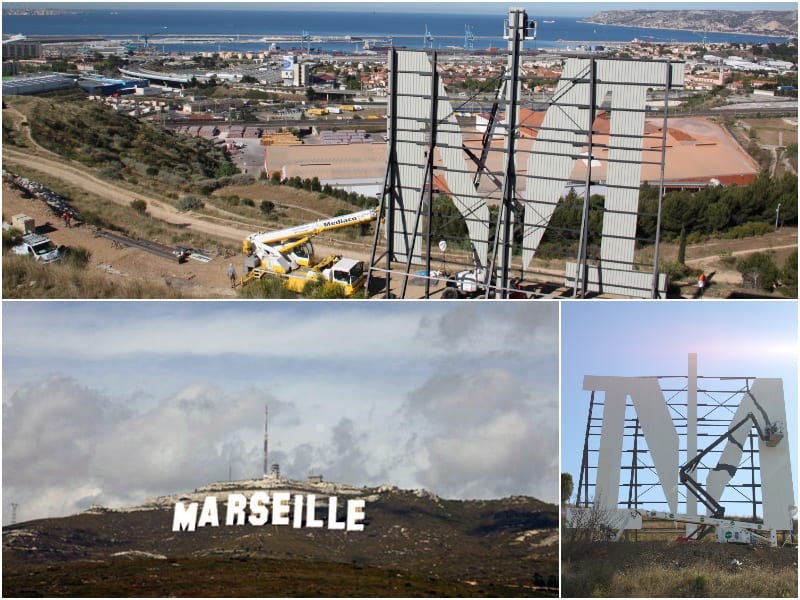 Hollywood, Dans les coulisses des lettres géantes &#8220;Marseille&#8221; façon Hollywood !, Made in Marseille