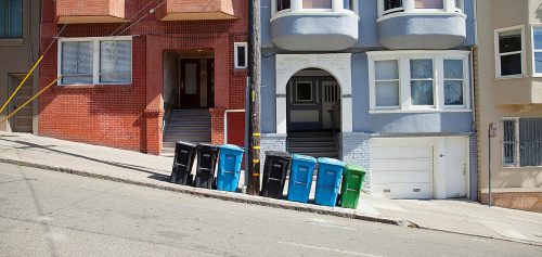 Les poubelles de tri à San Francisco, Photo Margo Moritz