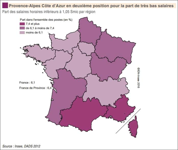 , La région PACA dans le top 3 des régions où le salaire horaire est le plus élevé, Made in Marseille