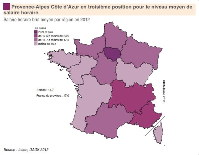 , La région PACA dans le top 3 des régions où le salaire horaire est le plus élevé, Made in Marseille