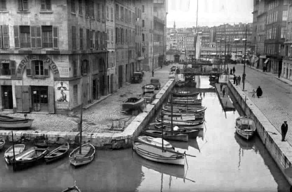 , Quand le Cours Estienne d&rsquo;Orves avait des airs de Venise avec son canal, Made in Marseille