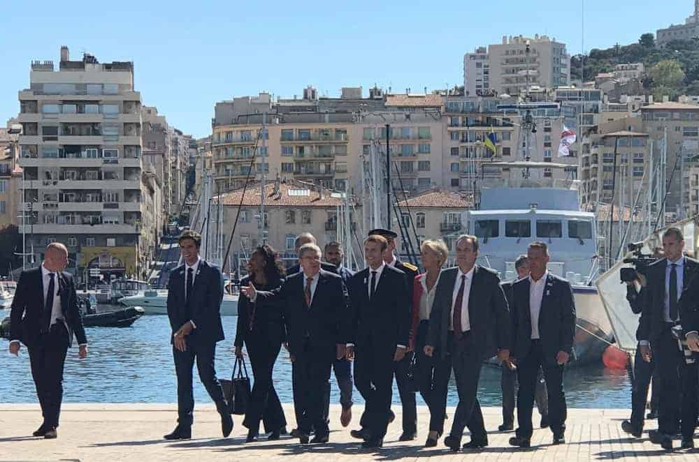 , Les coulisses du déplacement d&rsquo;Emmanuel Macron à Marseille #JO2024, Made in Marseille