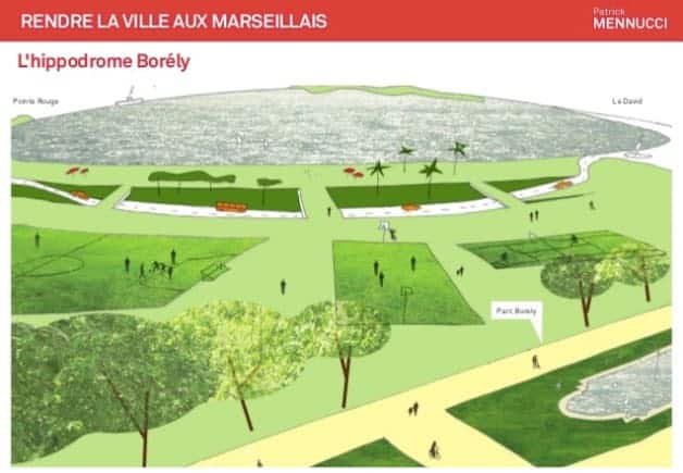 , Marseille envisage un prolongement du parc Borély sur l’hippodrome, Made in Marseille