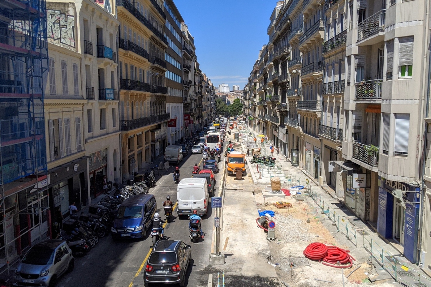 La fin du chantier de requalification du cours Lieutaud prévue pour