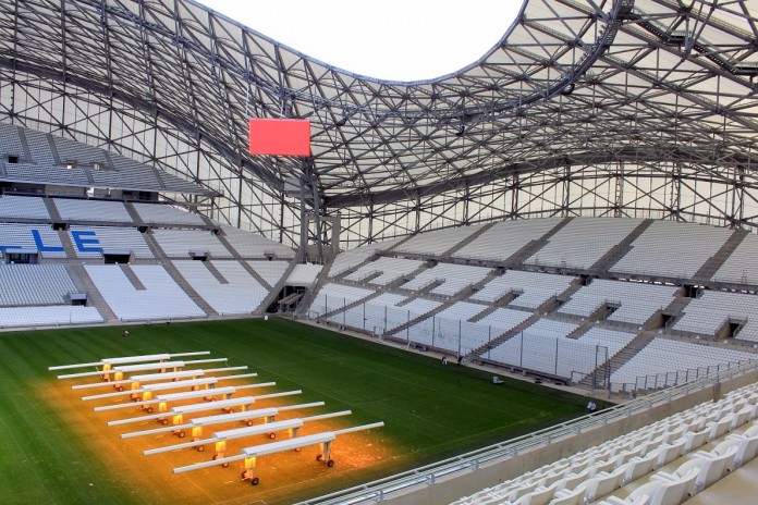 Le nouveau stade Vélodrome inauguré en photos