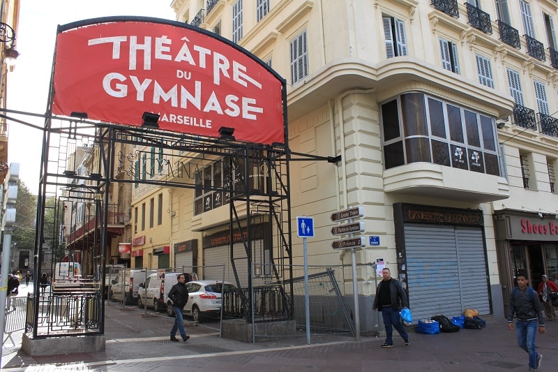 Gymnase, Le théâtre du Gymnase rénove l&#8217;une des plus belles façades de la Canebière, Made in Marseille