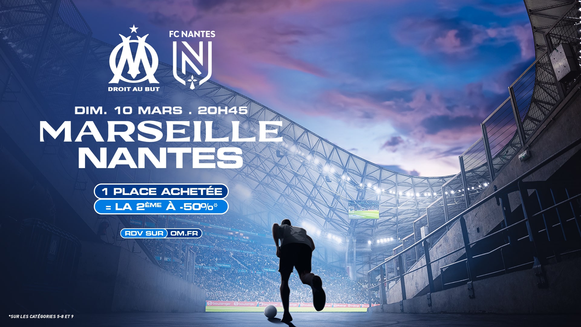 nantes, L&rsquo;OM propose des places à moitié prix pour le match face à Nantes le 10 mars, Made in Marseille