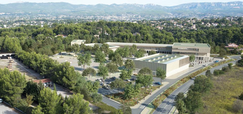 Allauch, Christian Estrosi dévoile les images du futur lycée Enco de Botte à Allauch, Made in Marseille