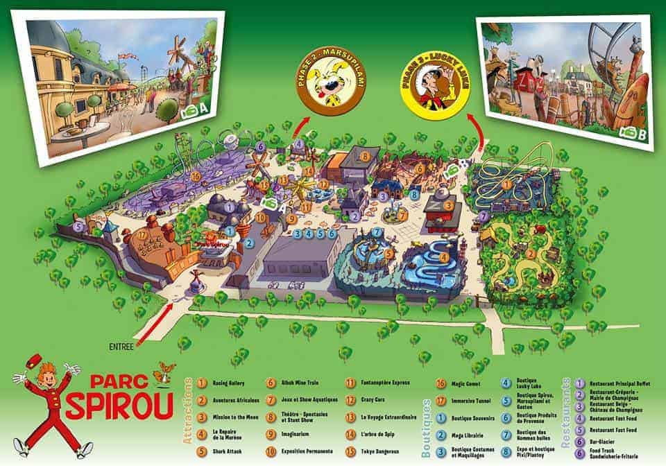 , Le parc d&rsquo;attraction Spirou avec Marsupilami, Lagaffe et Lucky Luke a ouvert près d&rsquo;Avignon, Made in Marseille