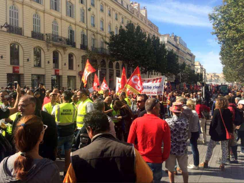 , Reportage &#8211; Mobilisation pour et contre la réforme du code du travail à Marseille, Made in Marseille