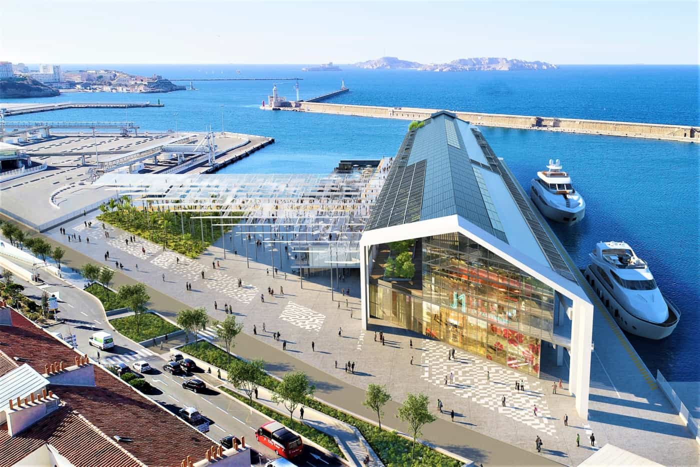 Marseille veut une 2ème marina olympique entre le J4 et les Terrasses