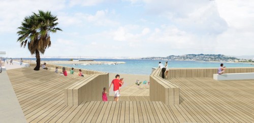 , Plage de la Pointe Rouge : reprise du chantier en octobre pour une livraison en juin 2021, Made in Marseille