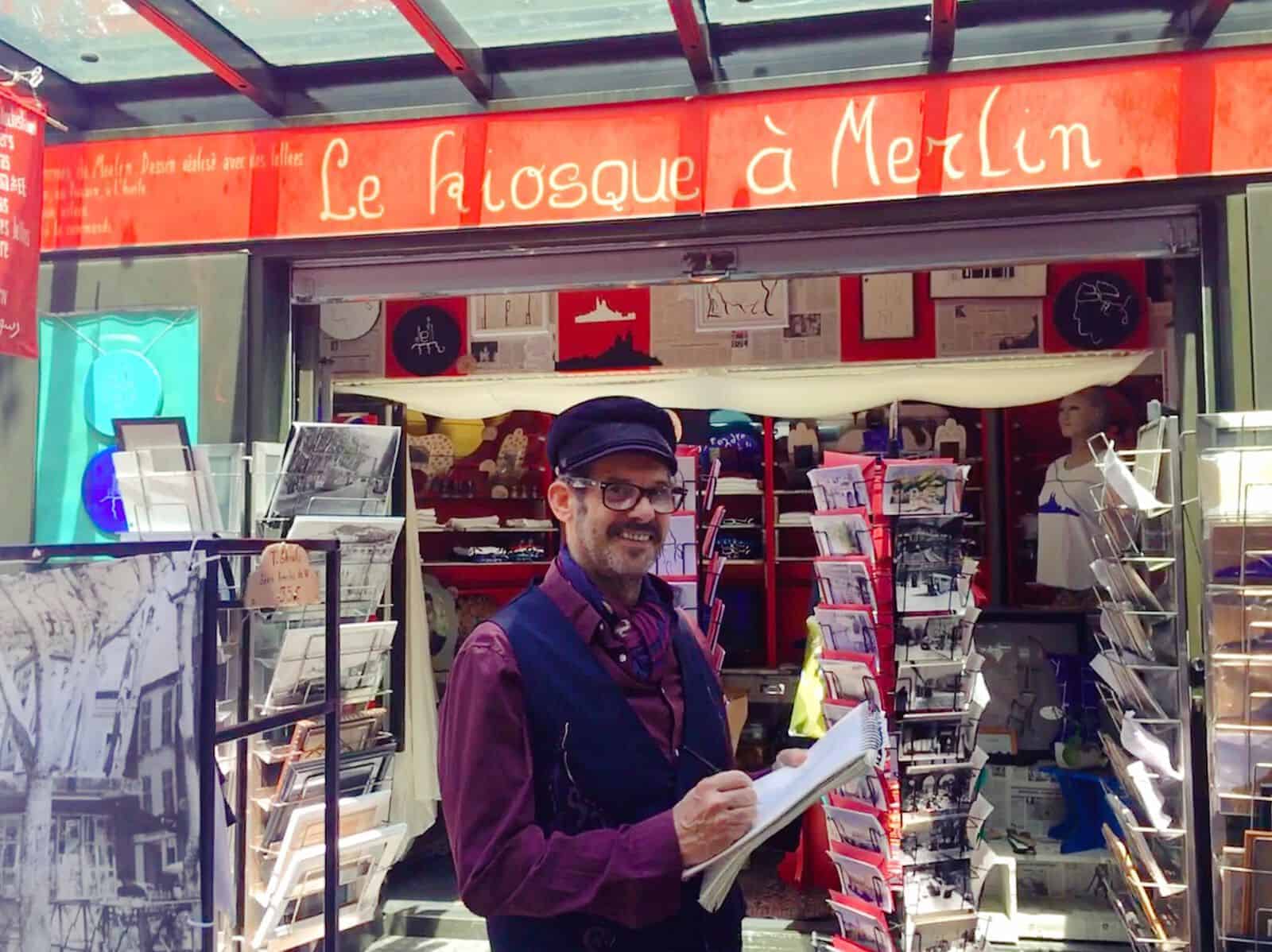 , Un kiosque à journaux transformé en galerie d&rsquo;art à Marseille, Made in Marseille