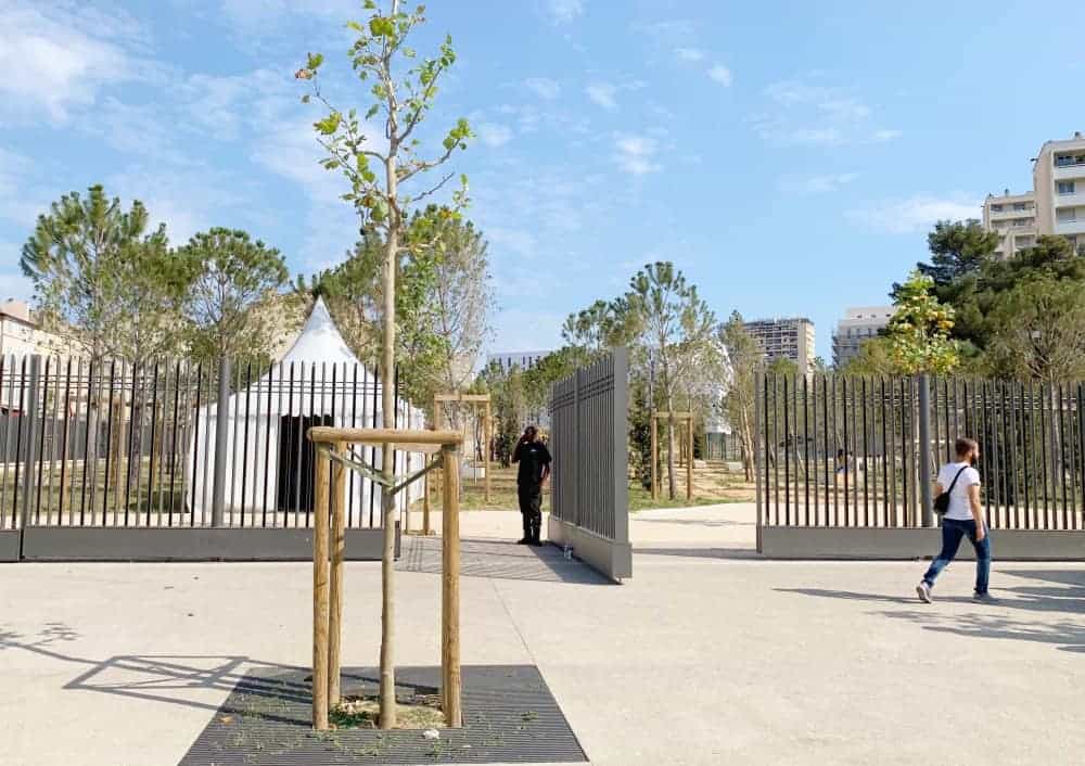 , Le nouveau parc urbain de la Porte d&rsquo;Aix inauguré, Made in Marseille