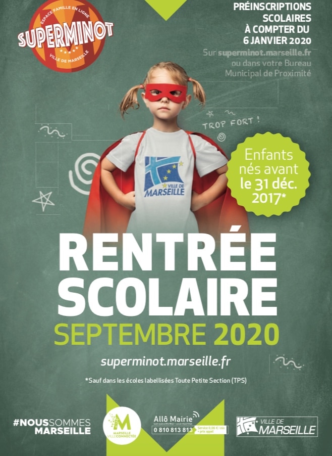 , Rentrée scolaire 2020 : les préinscriptions sont ouvertes, Made in Marseille