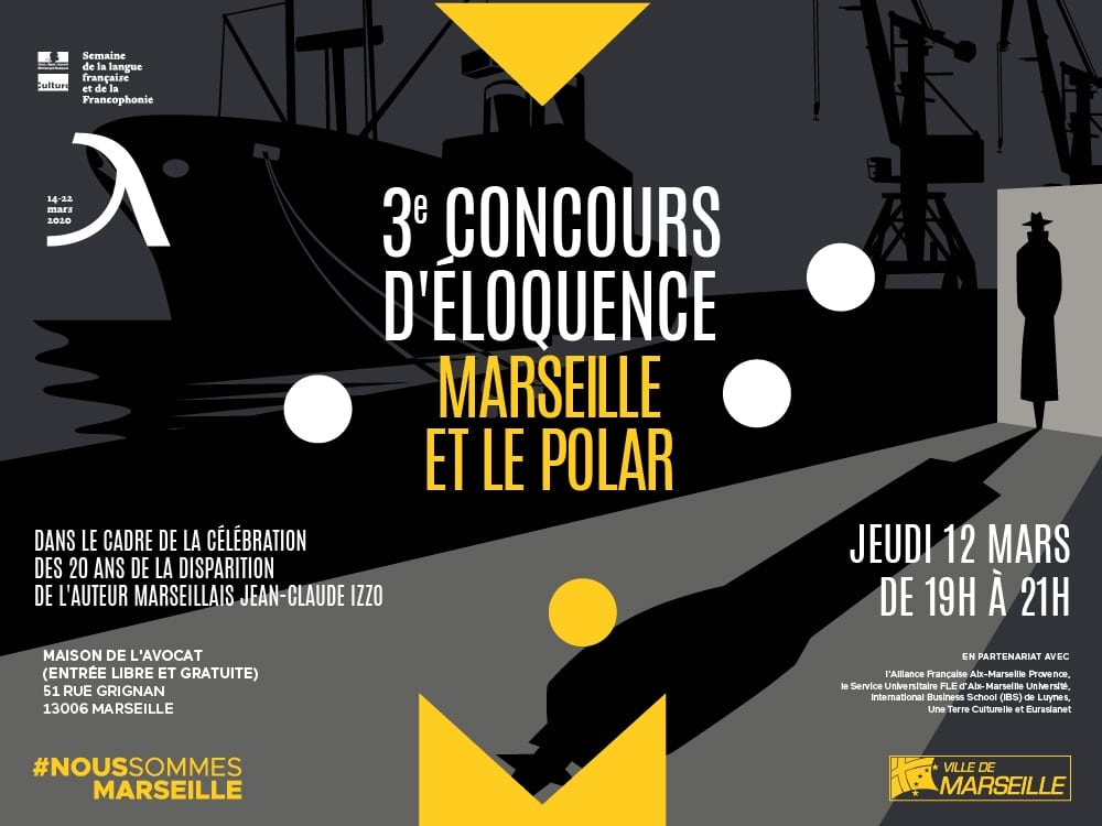 , 3ème concours d’éloquence : « Marseille et le polar », Made in Marseille