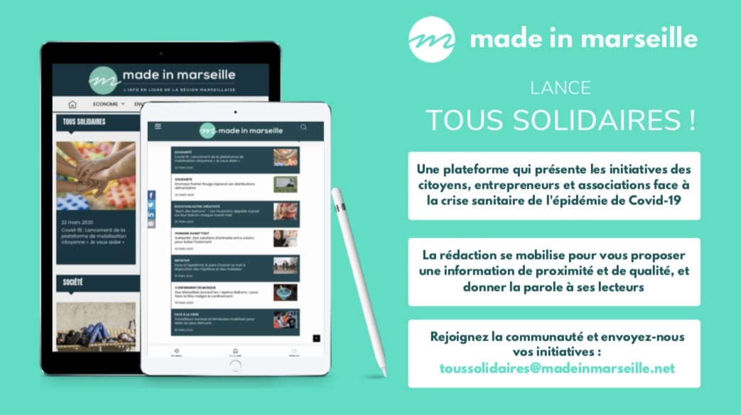 , Tous Solidaires : notre plateforme participative face à la crise du Covid-19, Made in Marseille