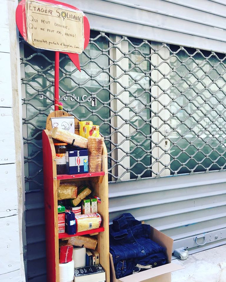 , Une étagère solidaire pour aider les démunis installée dans le centre-ville, Made in Marseille