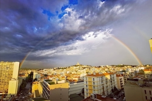 , Orage à Marseille : vos plus belles photos de l&rsquo;arc-en-ciel, Made in Marseille