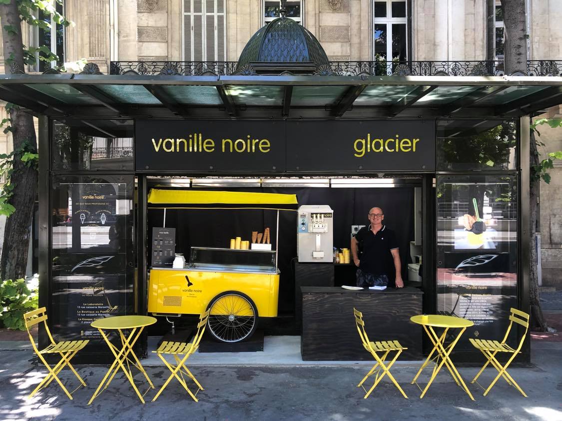 , Le glacier Vanille Noire investit le kiosque de la place Félix Baret, Made in Marseille