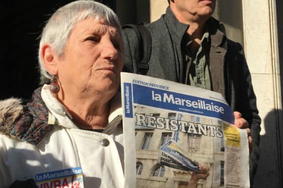 , Rassemblement de soutien au journal La Marseillaise devant le tribunal de commerce, Made in Marseille