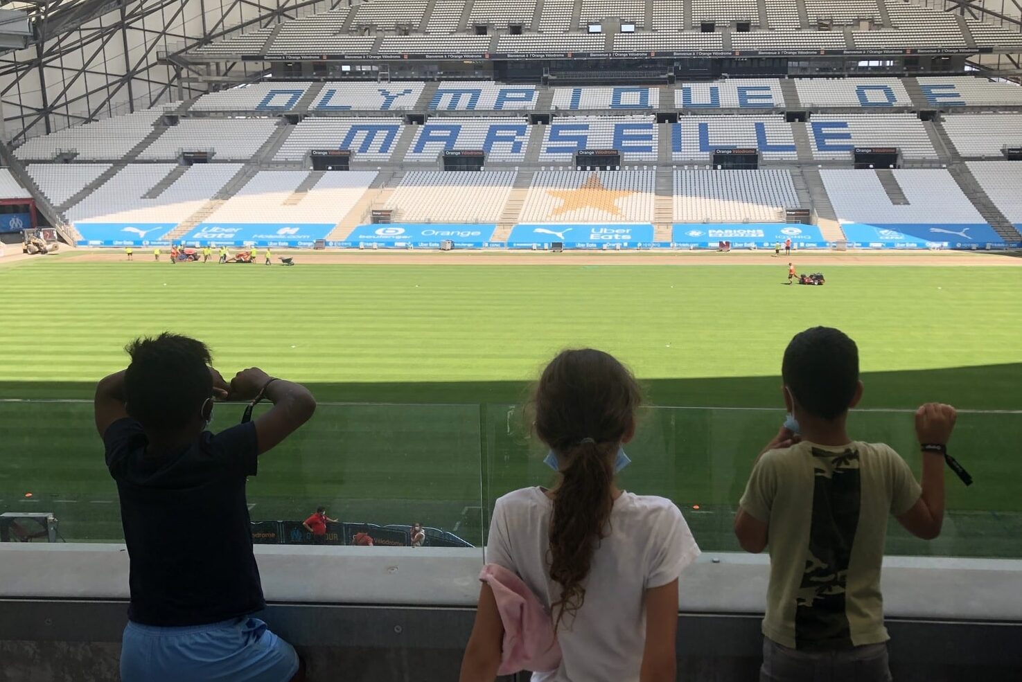 , Des petits marseillais reçus en stage d’été à l’Orange Vélodrome avec OV School, Made in Marseille