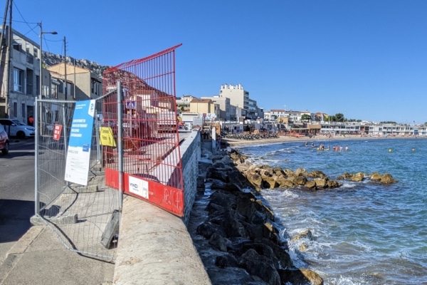 , L&rsquo;aménagement de la plage de la Pointe-Rouge touche à sa fin, Made in Marseille