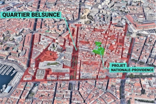 , Providence : une place végétalisée en projet au cœur du quartier Belsunce, Made in Marseille