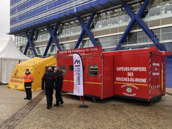 , Les pompiers du département renforcent le dispositif de tests Covid avant les fêtes, Made in Marseille