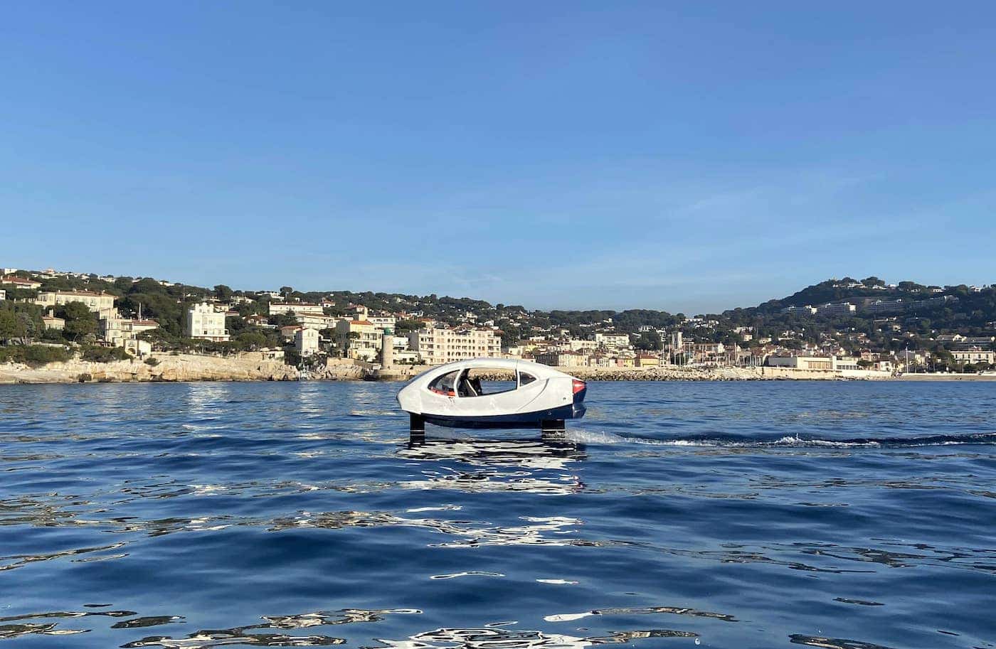 , Les taxis &#8220;volants&#8221; SeaBubbles déployés au large de Cassis, Made in Marseille