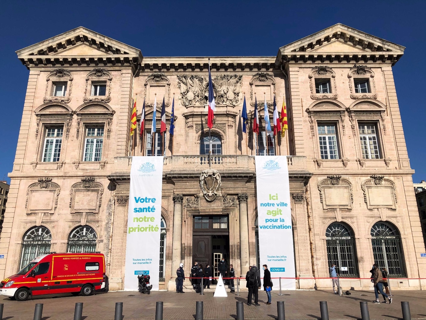 , La Ville de Marseille ouvre son premier centre de vaccination à l&#8217;Hôtel de Ville, Made in Marseille