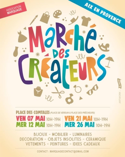 , Un marché des créateurs s&#8217;installe à Marseille et Aix-en-Provence en mai, Made in Marseille