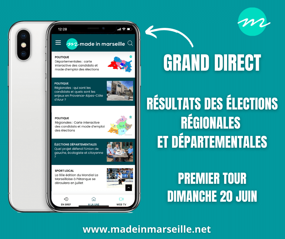 , 1er tour : Suivez en direct les résultats des élections régionales et départementales, Made in Marseille