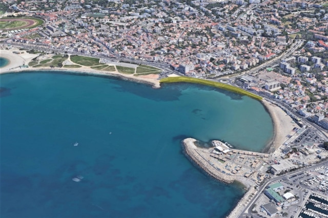 , L&rsquo;aménagement de la plage de la Pointe-Rouge touche à sa fin, Made in Marseille