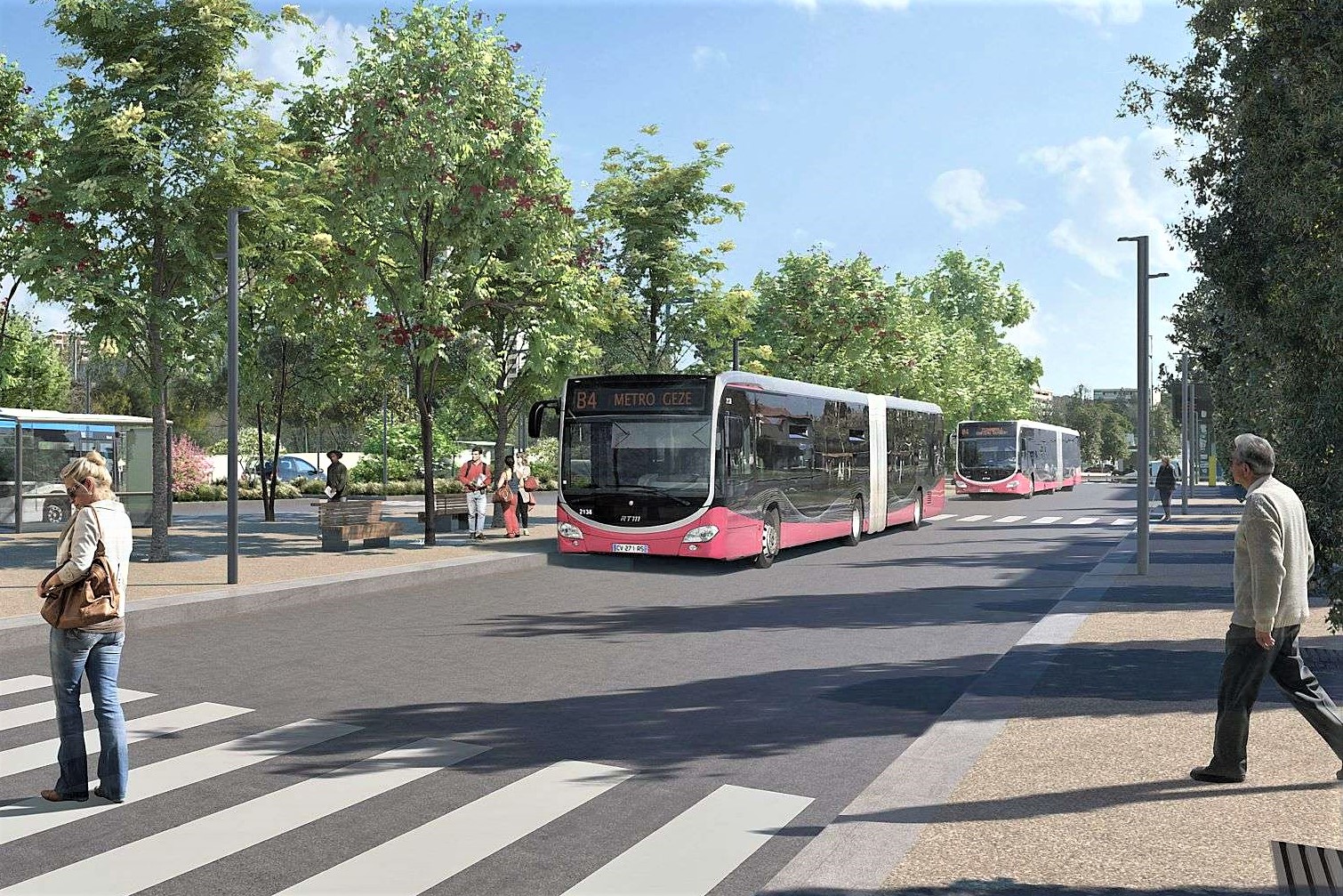 bus à haut niveau de service, Les quartiers Nord auront un bus à haut niveau de service d&rsquo;ici début 2025, Made in Marseille