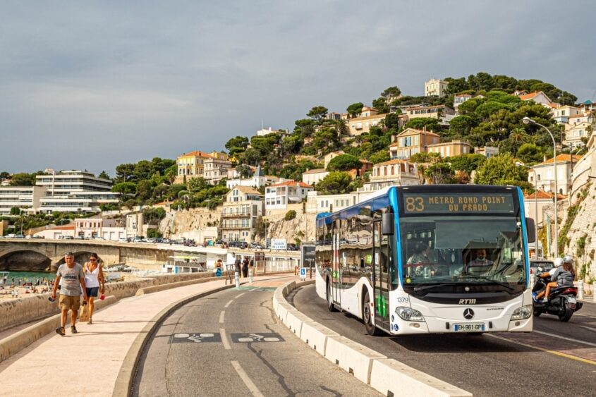 BHNS, La Ville d&rsquo;Aix veut accélérer le projet de voie dédiée aux bus vers la Duranne, Made in Marseille