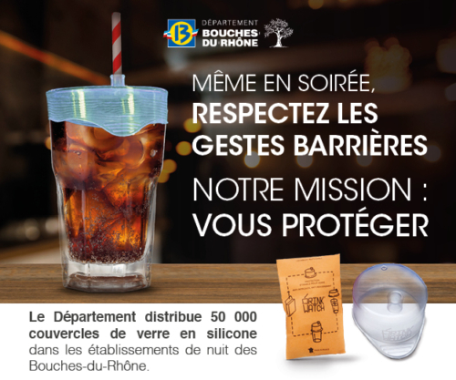 , Marseille : Distribution de &#8220;capotes de verres&#8221; dans les bars comme rempart au GHB, Made in Marseille