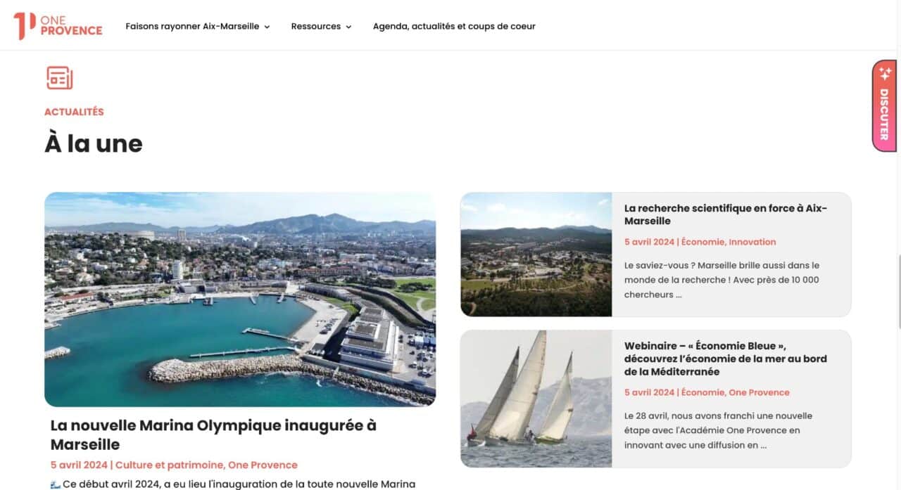One Provence, One Provence lance le premier site de marketing territorial avec de l’IA, Made in Marseille