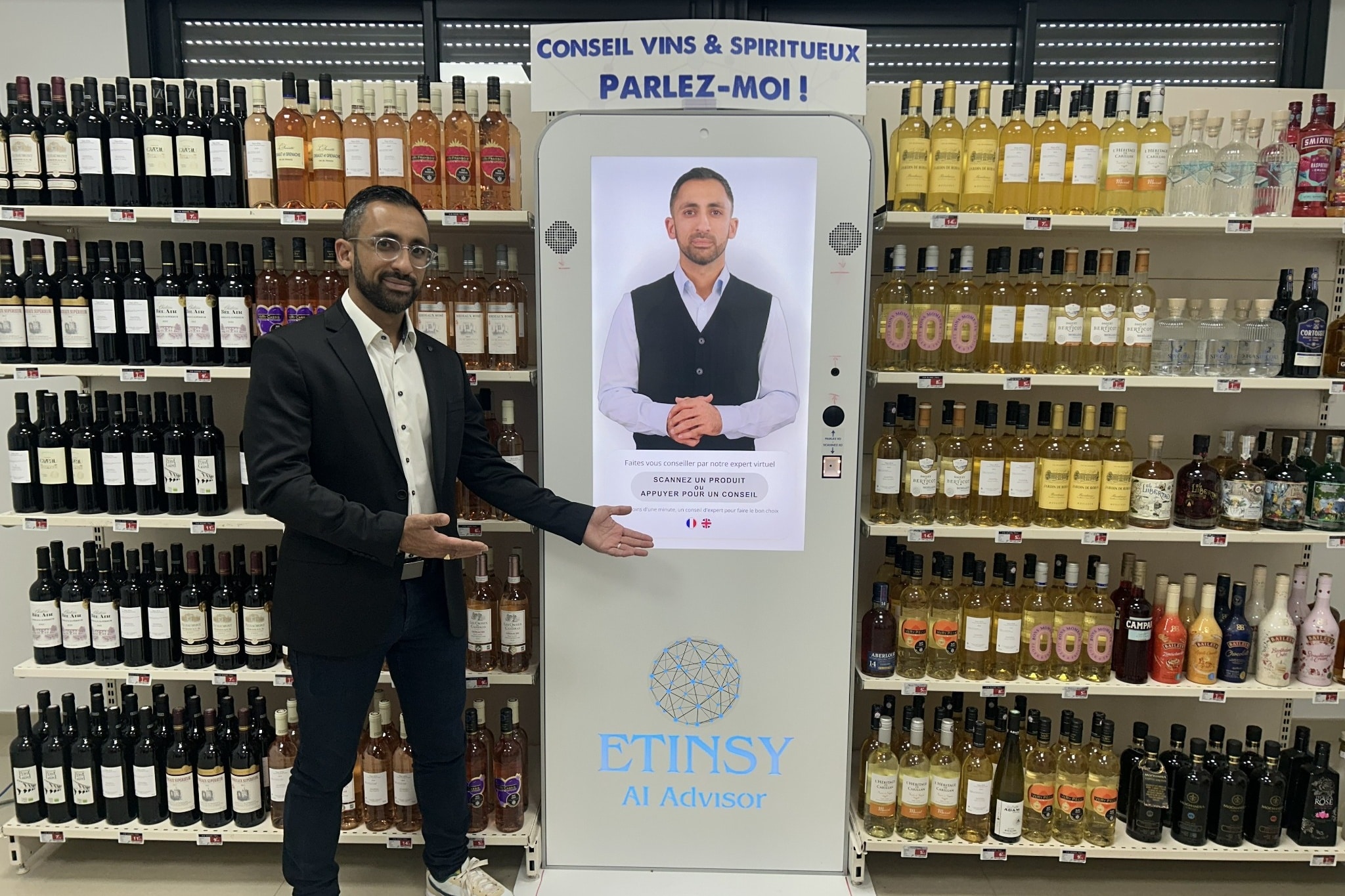 caviste virtuel, Cet entrepreneur proven&ccedil;al a invent&eacute; un caviste virtuel pour choisir son vin au supermarch&eacute;, Made in Marseille