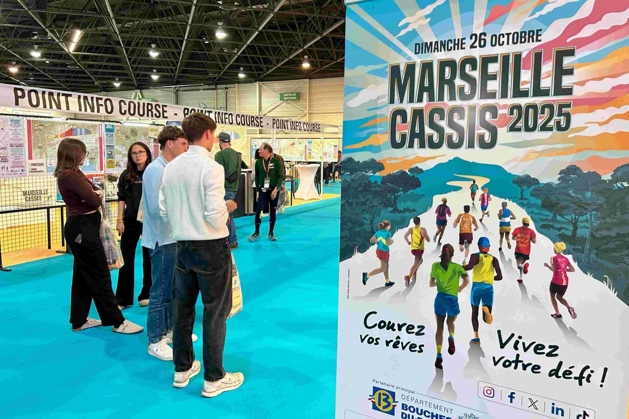 Marseille-Cassis, Un stand dédié au bien-être des coureurs sur le village d’accueil du Marseille-Cassis, Made in Marseille