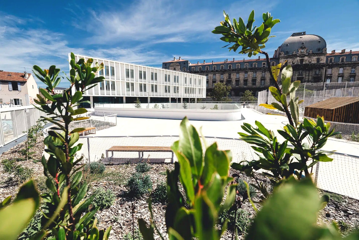 marceau, En images | Le groupe scolaire Marceau flambant neuf inauguré à la Belle de Mai, Made in Marseille