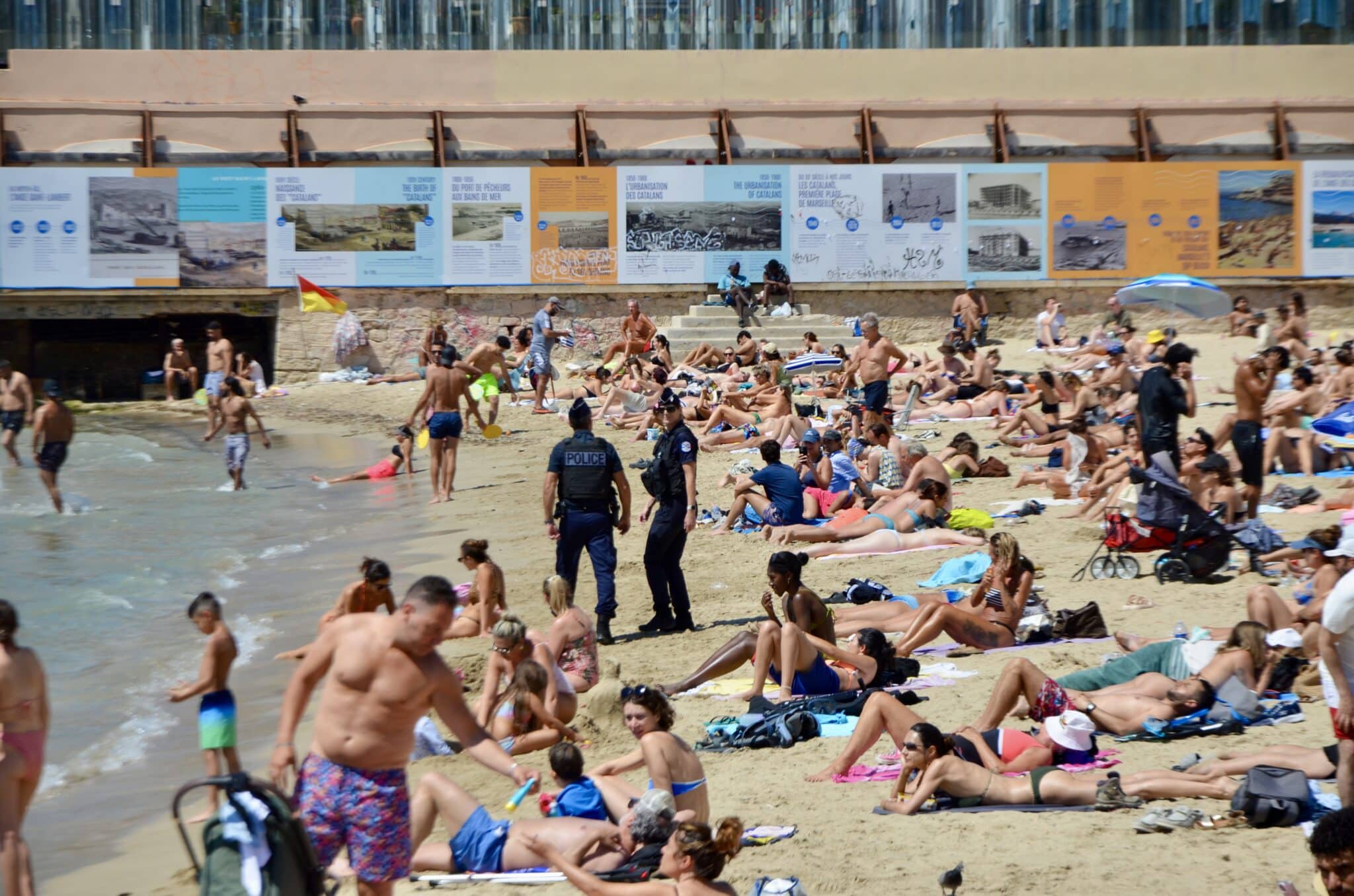 s&eacute;curit&eacute; Catalans, Pour la premi&egrave;re fois, des CRS seront d&eacute;ploy&eacute;s sur la plage des Catalans cet &eacute;t&eacute;, Made in Marseille
