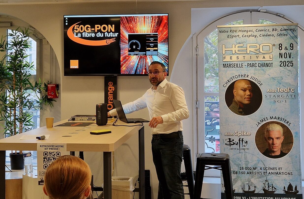 fibre, À Marseille, Orange teste la fibre du futur cinq fois plus rapide, Made in Marseille