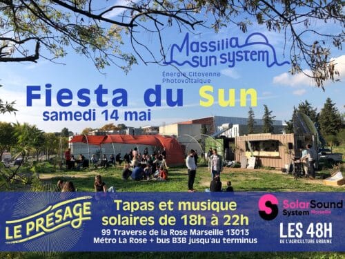 fiesta du sun, Fiesta du Sun : Une soirée 100% solaire pour les 48h de l&#8217;agriculture urbaine, Made in Marseille