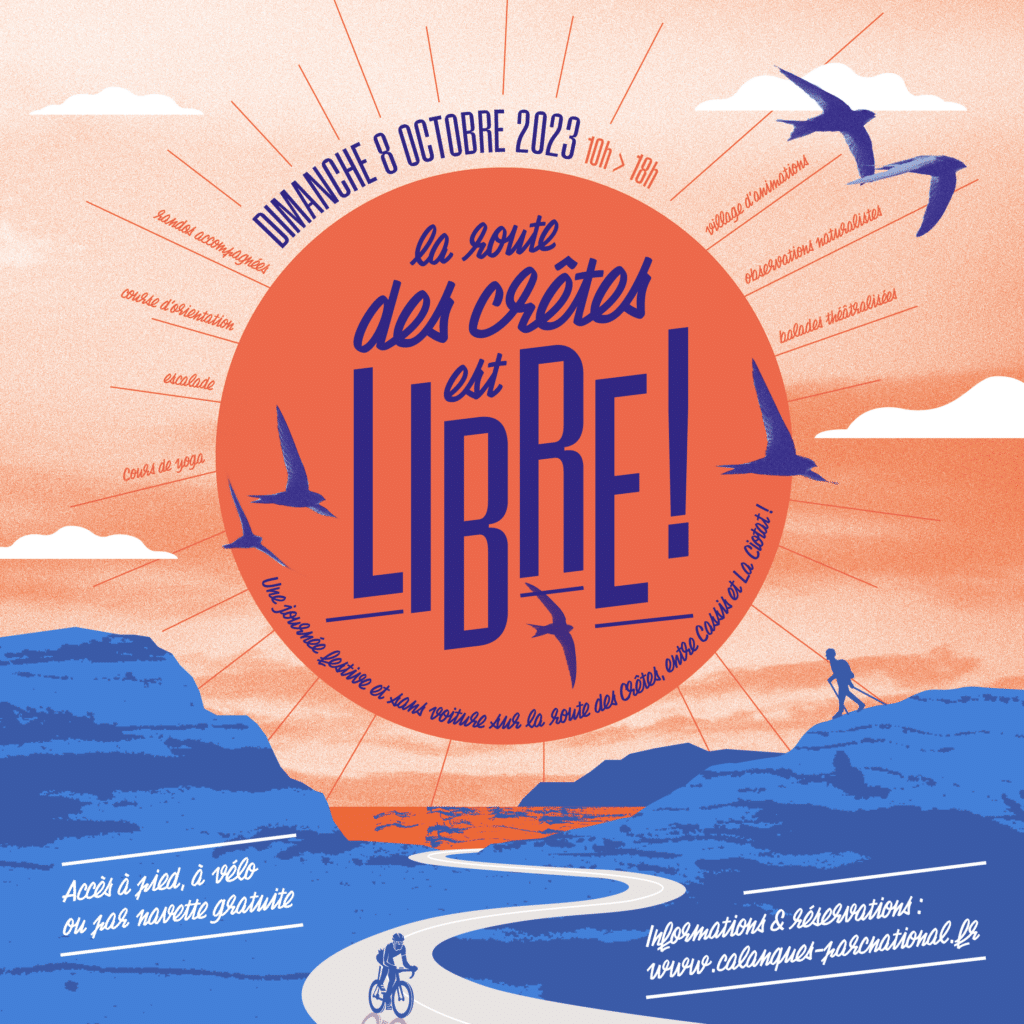 Route des Crêtes, Le 8 octobre, rejoignez « La Crête est Libre » : une journée festive et sans voitures, Made in Marseille