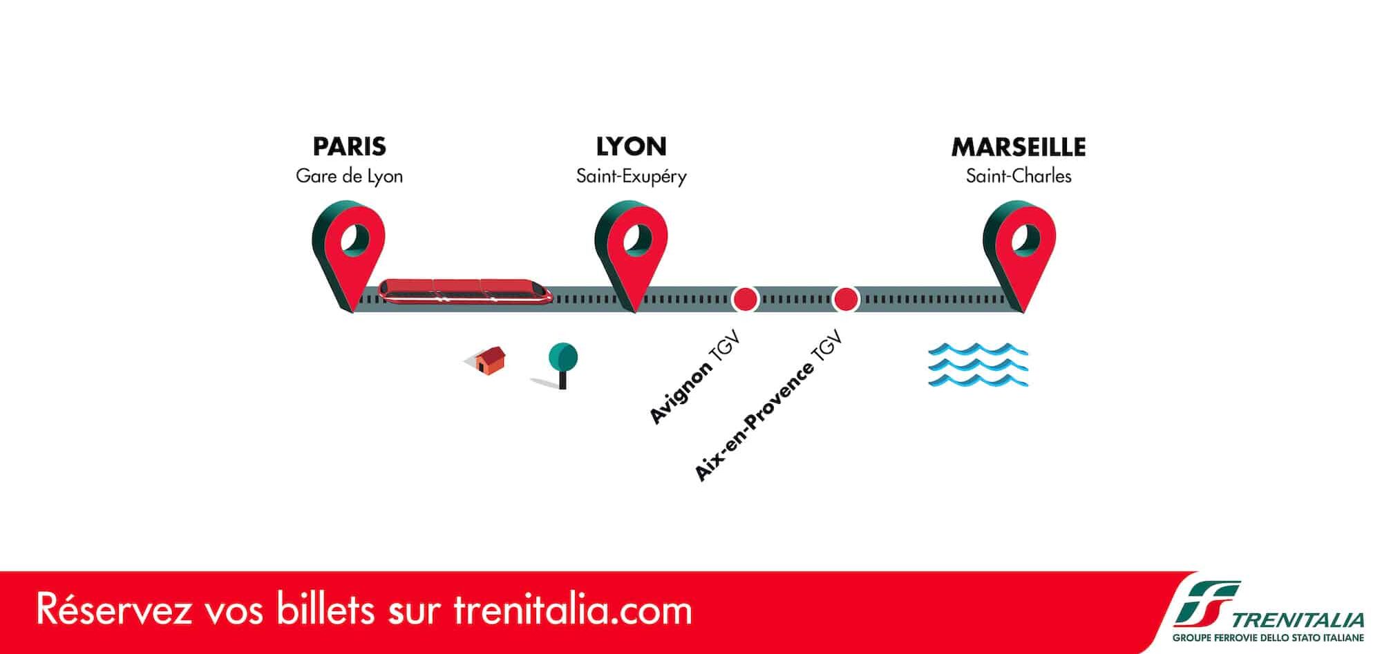 trenitalia, Trenitalia ouvre sa nouvelle ligne à grande vitesse entre Marseille et Paris, Made in Marseille