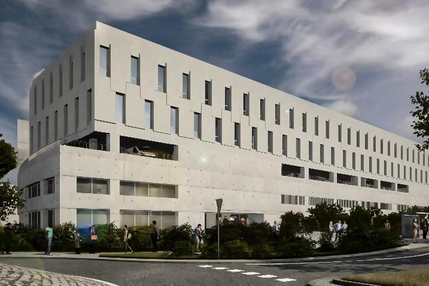 roy d'espagne, Centre de tri, parking, bureaux… un nouvel immeuble sort de terre au Roy d&rsquo;Espagne, Made in Marseille