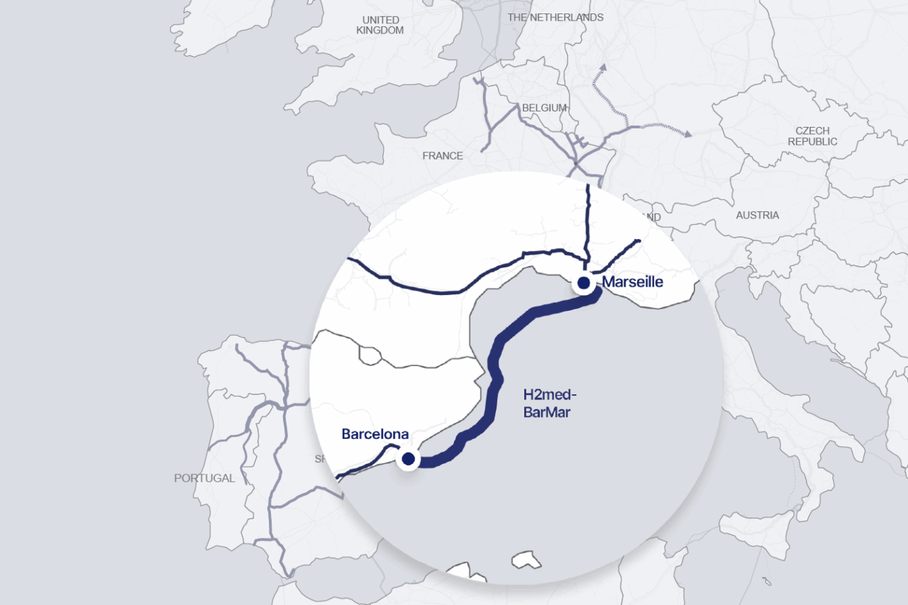 BarMar, BarMar : le tracé du pipeline sous-marin entre Marseille et Barcelone validé, Made in Marseille